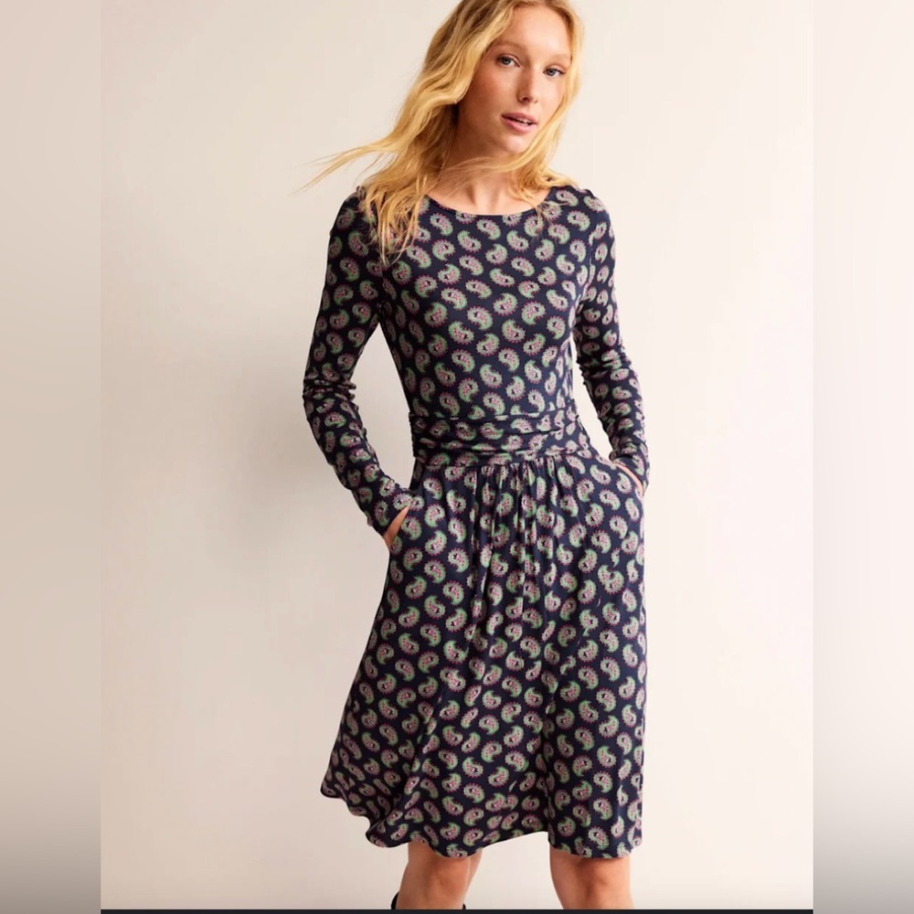 NWT Biden Abigail Midi Jersey Dress